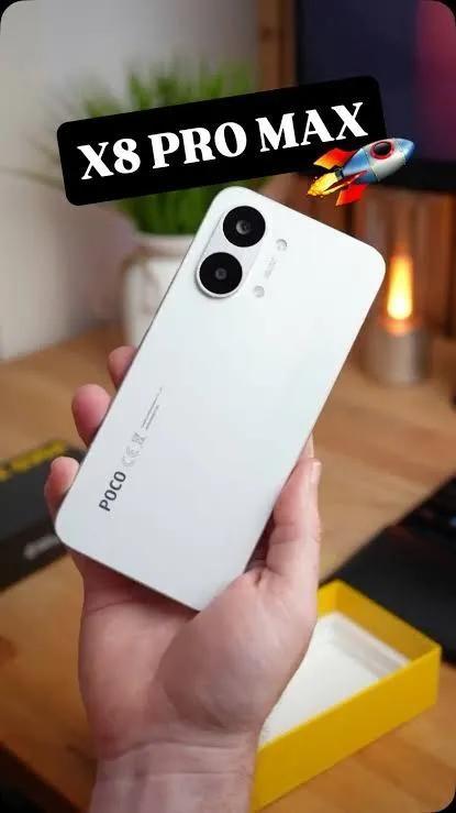 Celular Android Xiaomi Poco X8 Pro Max Branco 256gb 24gb Ram 5G